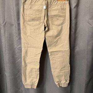 Kids Tan Casual Jogger Pants